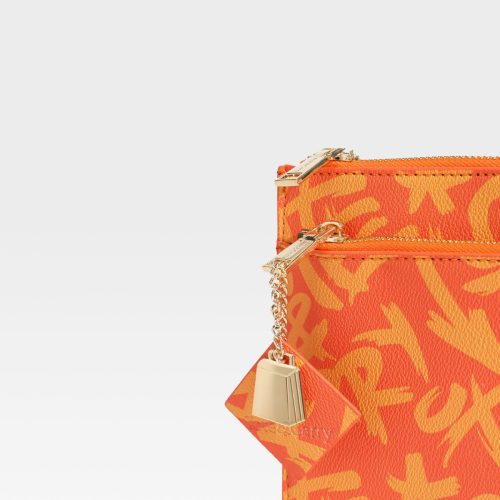 totecarry clutch bag in orange purse women 6