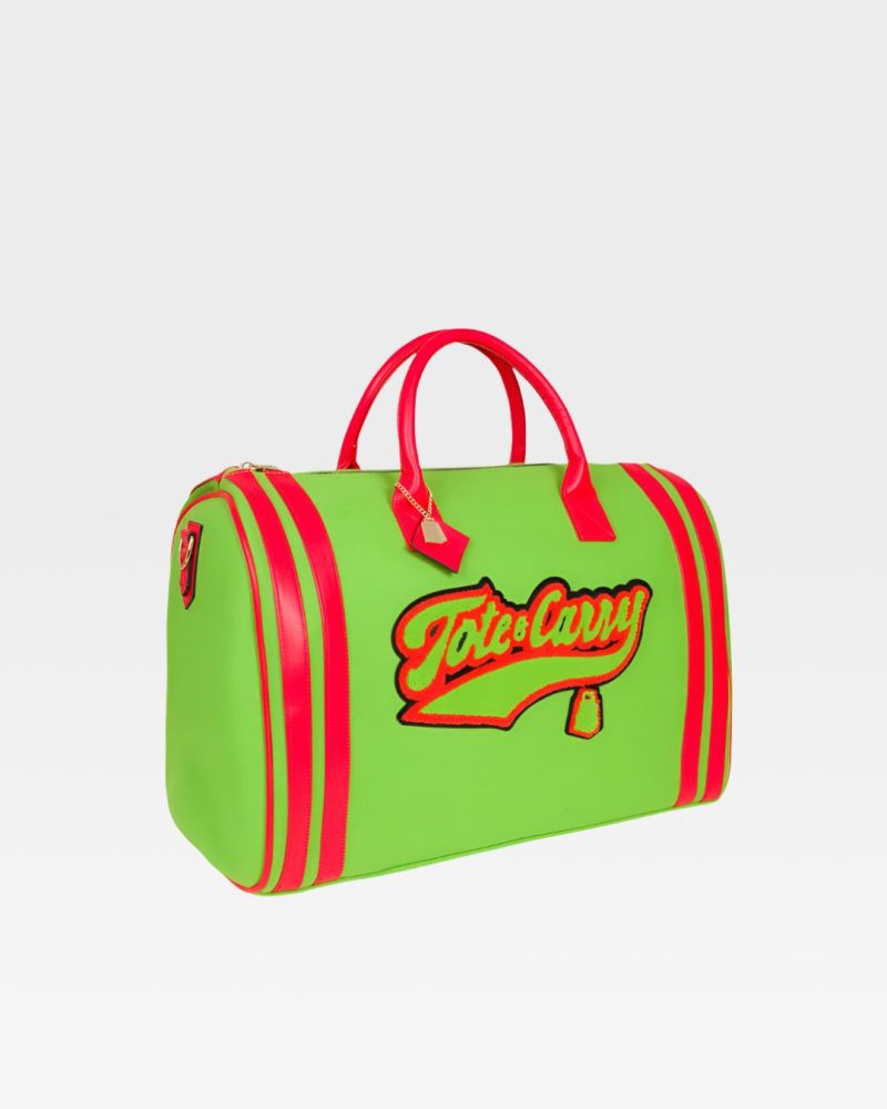 varsity duffle bag in green duffle bag totecarry 2