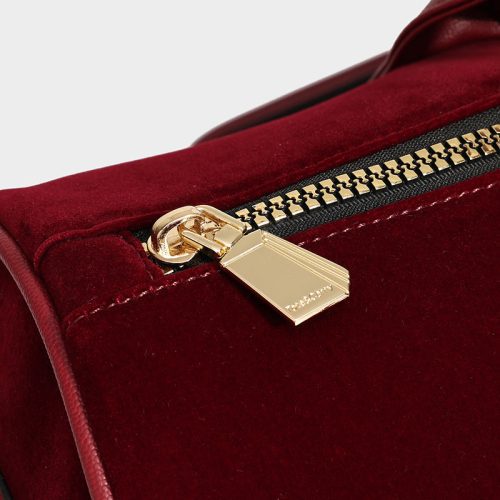 velour duffle in burgundy duffle bag totecarry 13