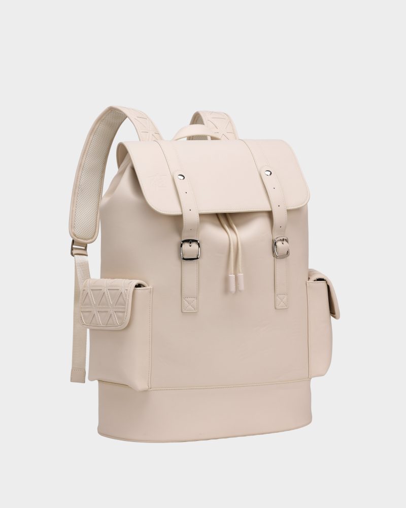 wanderlust backpack in cream white backpack men 2