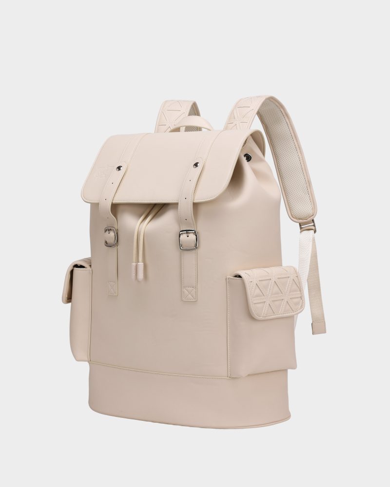 wanderlust backpack in cream white backpack men 3