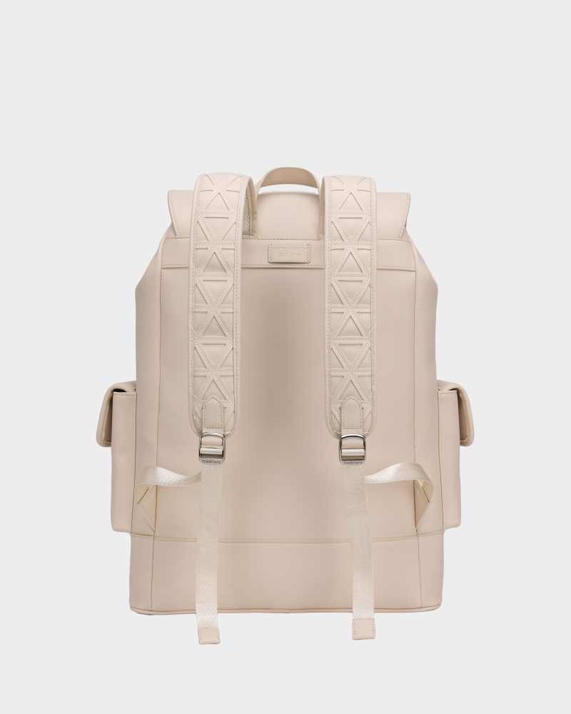 wanderlust backpack in cream white backpack men 4